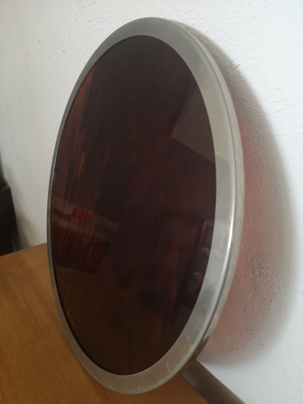 Large amber brown methacrylate tray - Felice Antonio Botta - Italy - 1970s
