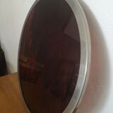 Large amber brown methacrylate tray - Felice Antonio Botta - Italy - 1970s