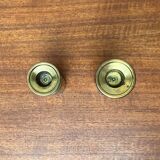 Danish brass candle holders from the mid-century by Boyes Metalkunst, 1960s, set of 2.