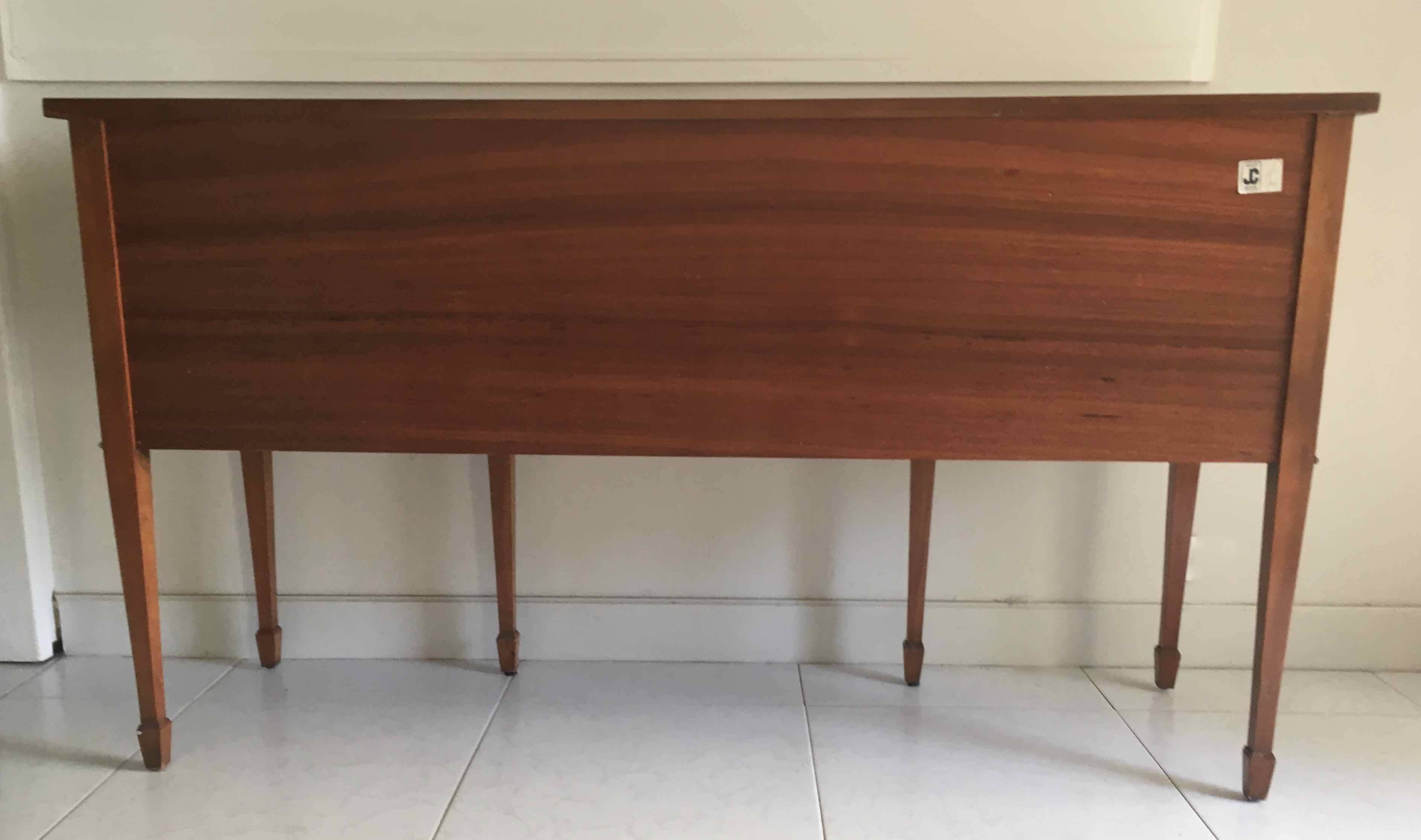 1950s English buffet signed Jaycee Furniture