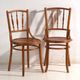 Antique bentwood chairs in Thonet style – Hungary, circa 1960 #8 – Set of 2 pieces