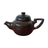 Black ceramic teapot