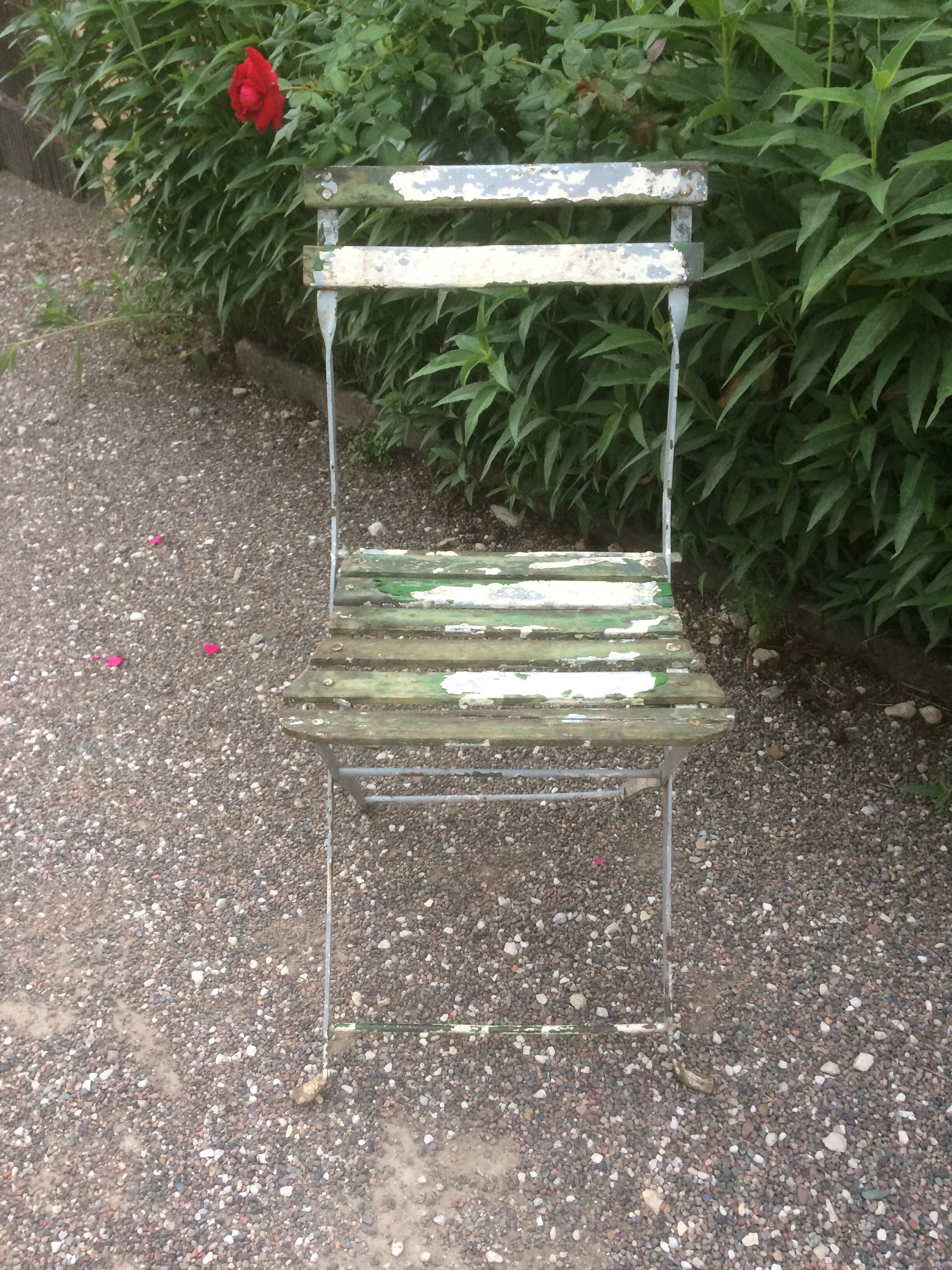 Garden folding chair