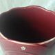 Cache pot en faience fives lille decor emaille epoque art nouveau