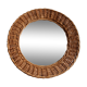 Miroir osier années 50/60 - 33cm