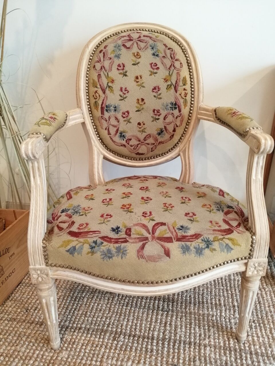 Pair of Louis XVI period armchairs