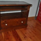 Support de télévision en pin antique