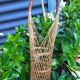 Woven wicker Japanese flower basket • Suruga Sensuji style