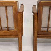 Pair of 60s Scandinavian style armchairs