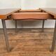 Round table with teak extension design Pierre Guariche edition Huchers Minvielle 1960