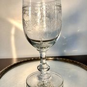 Verre à eau Meisenthal début du 20eme
