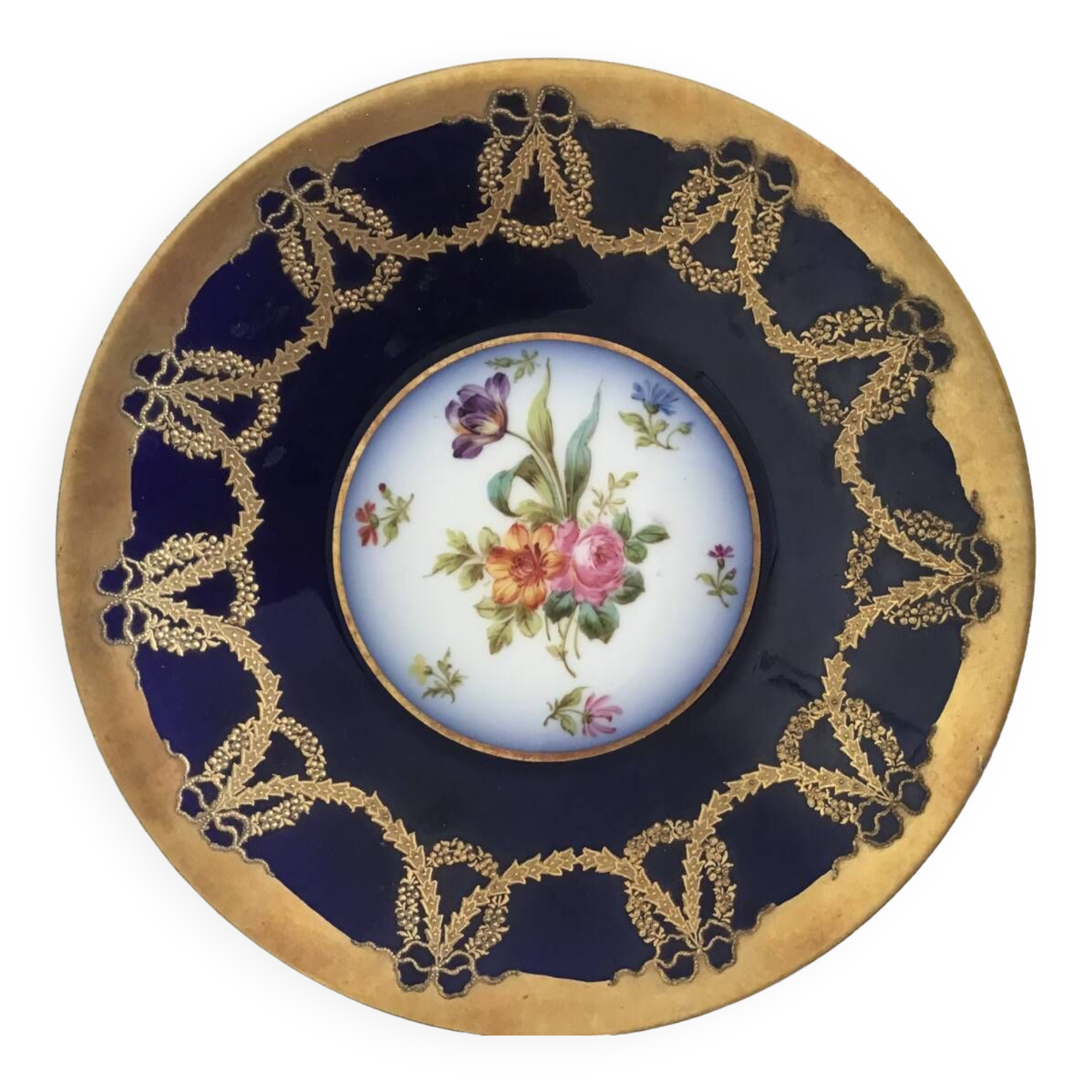 A Golse art porcelain dish