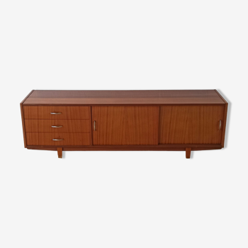 Vintage lowboard with drawers and shelves, 1970
