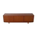 Vintage lowboard with drawers and shelves, 1970