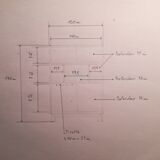 Six-door high sideboard