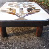 Roger Capron flower model coffee table
