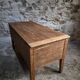 Antique French flour chest in oak – 19th-century farmhouse side table
