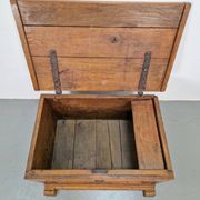 Antique Brutalist Chest in Oak, 1800