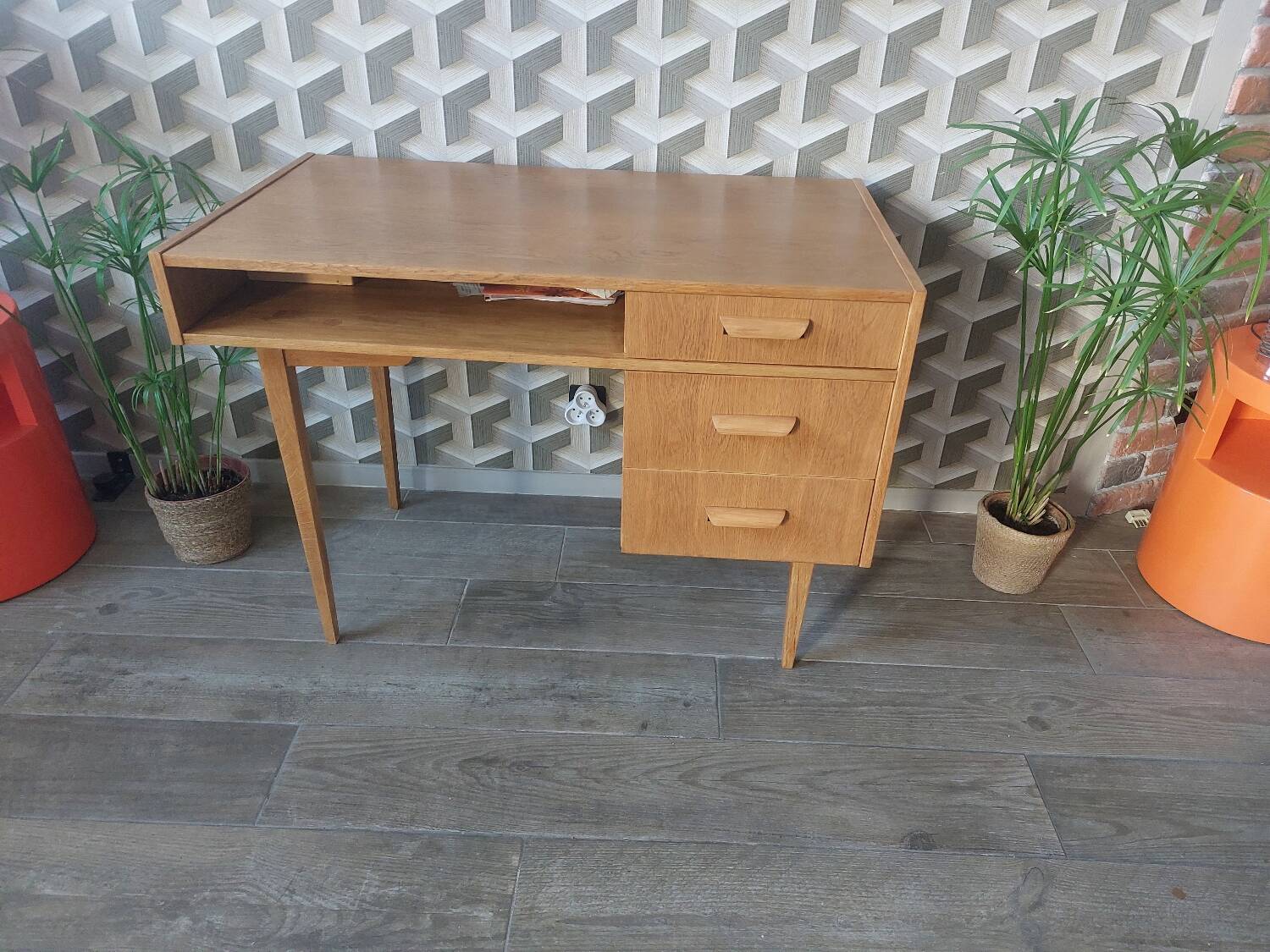 Vintage Scandinavian style desk