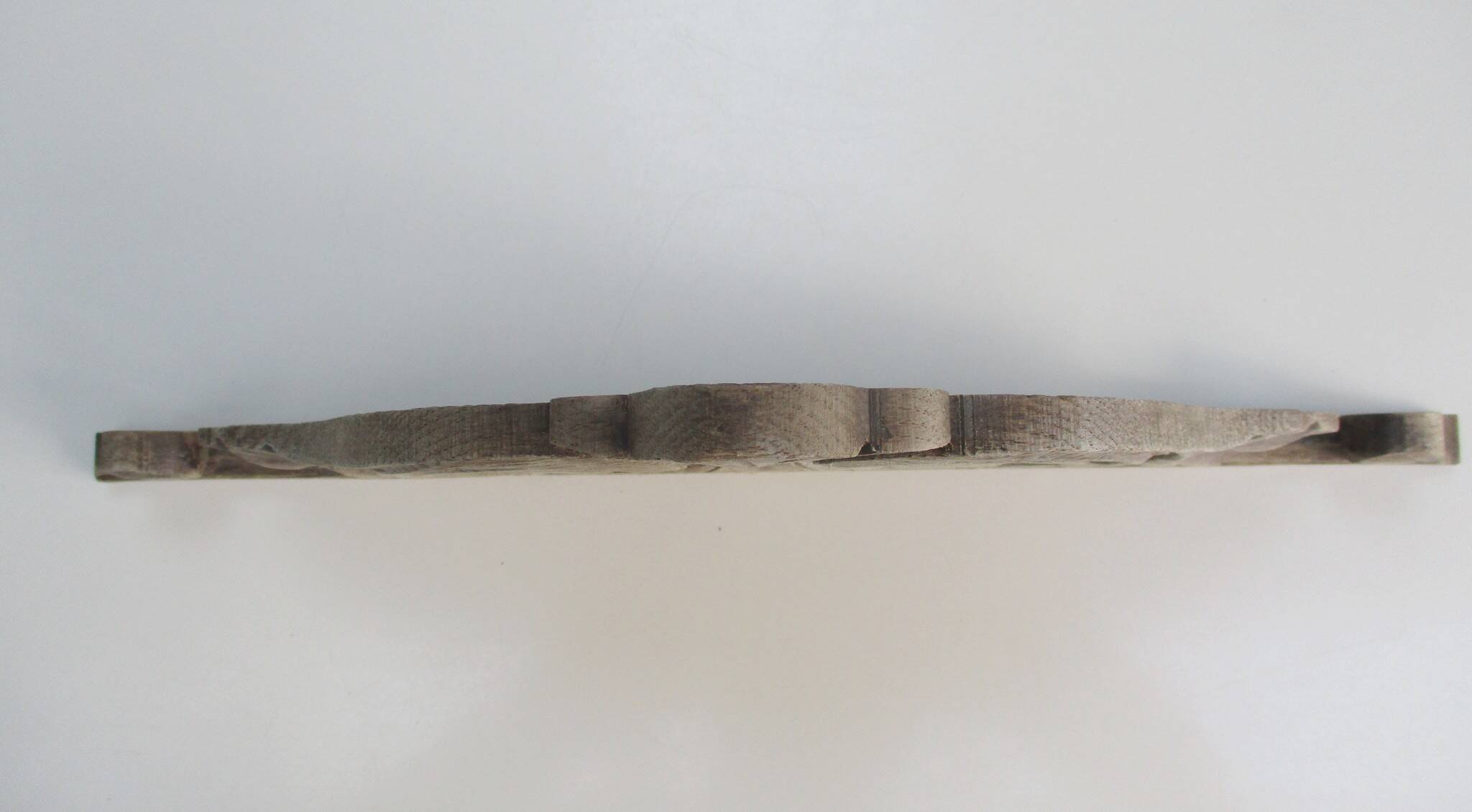 Old carved wooden pediment