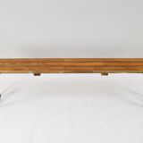 German Folding Garden or Picnic Vintage Table and Benches 70s