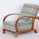 Art Deco Lounge Chair attributed to Jindřich Halabala for Up Závody, Former Czechoslovakia, 1920s