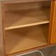 Exclusive mid-century style sideboard with stainless steel base, 1960s