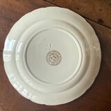 Antique plate Terre De Fer Boulenger - Choisy Le Roi