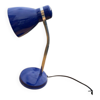 Mid-Century Blue Table Lamp, 1970s