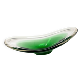 Plat en verre scandinave vert