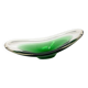 Scandinavian green glass dish