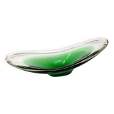 Plat en verre scandinave vert