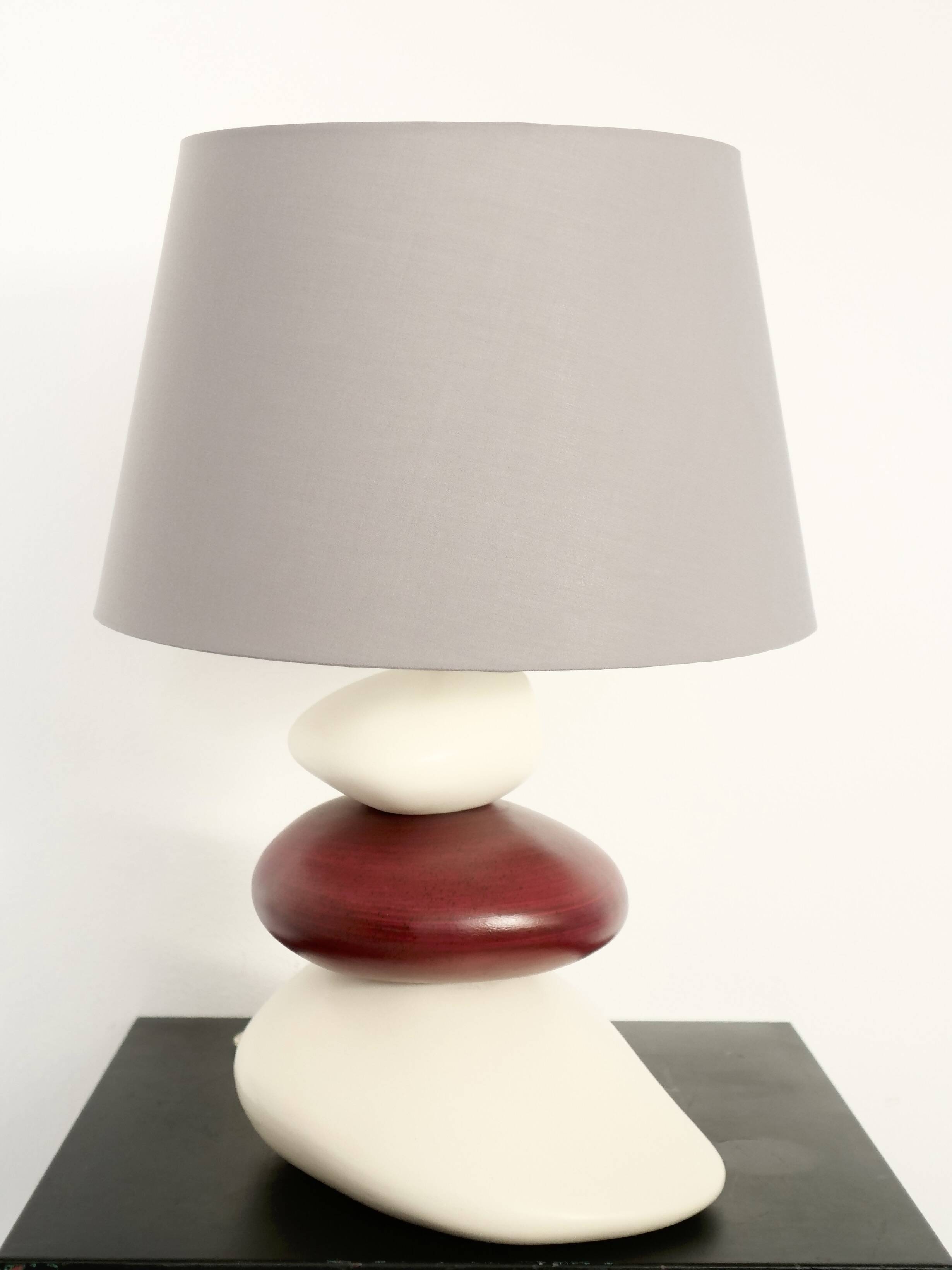 Decorative lamp François Chatain Pebble lamp 1980