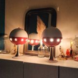 Pair of Space Age Cocci Ball Lamps