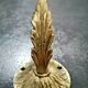 Old wall opaline lace bronze 30/40 17 Art Deco