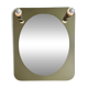 Design wall mirror with lamps, Italy 1970s