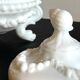 Vintage Opaline Glass Candy Box - France BOISSONS