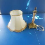 50s and 60s marble and brass lamp