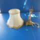 50s and 60s marble and brass lamp