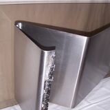 Stainless steel coffee table years 70