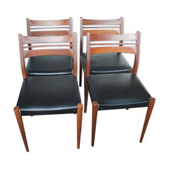 Set of 4 scandinavian chairs  70