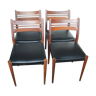Set of 4 scandinavian chairs  70
