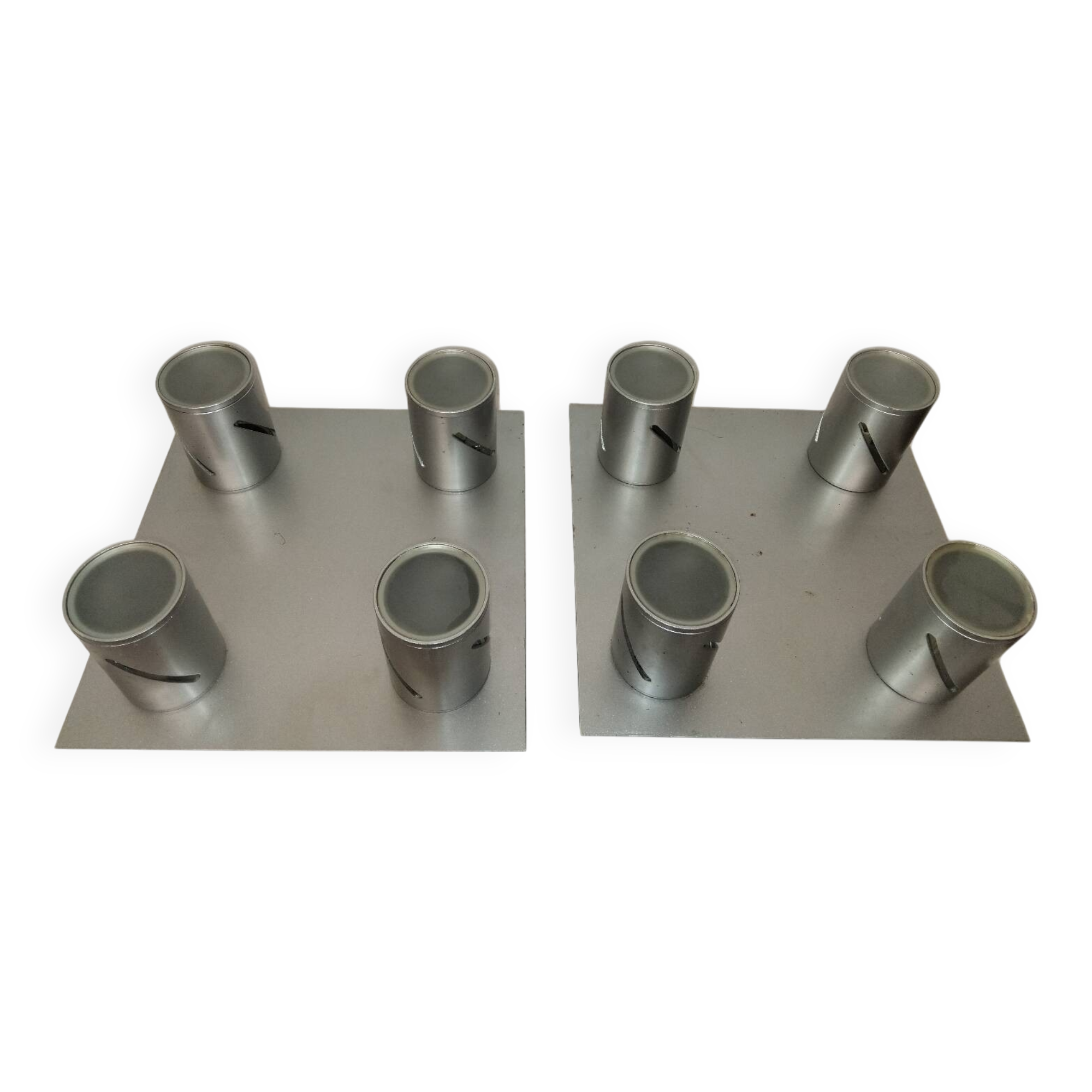 Paire de plafonnier en métal