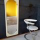 Large mirror 70's 49x140cm