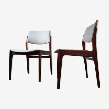 Duo de deux chaises vintage