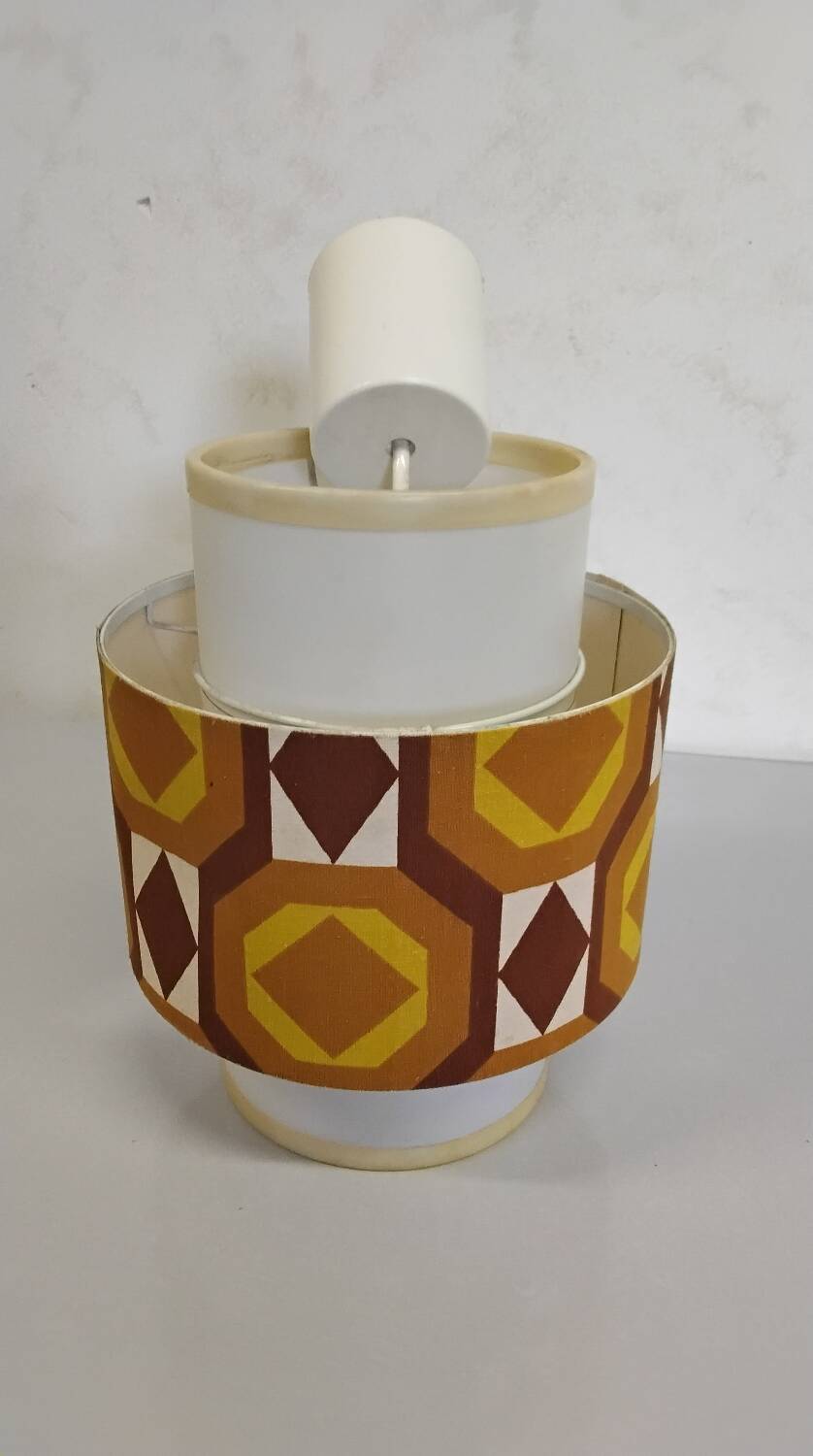 Pair of vintage 1970s chandeliers/pendant lights