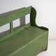 Antique painted pine bank safe – Central Europe, around 1900