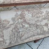 Louis XVI style antique sofa and armchair