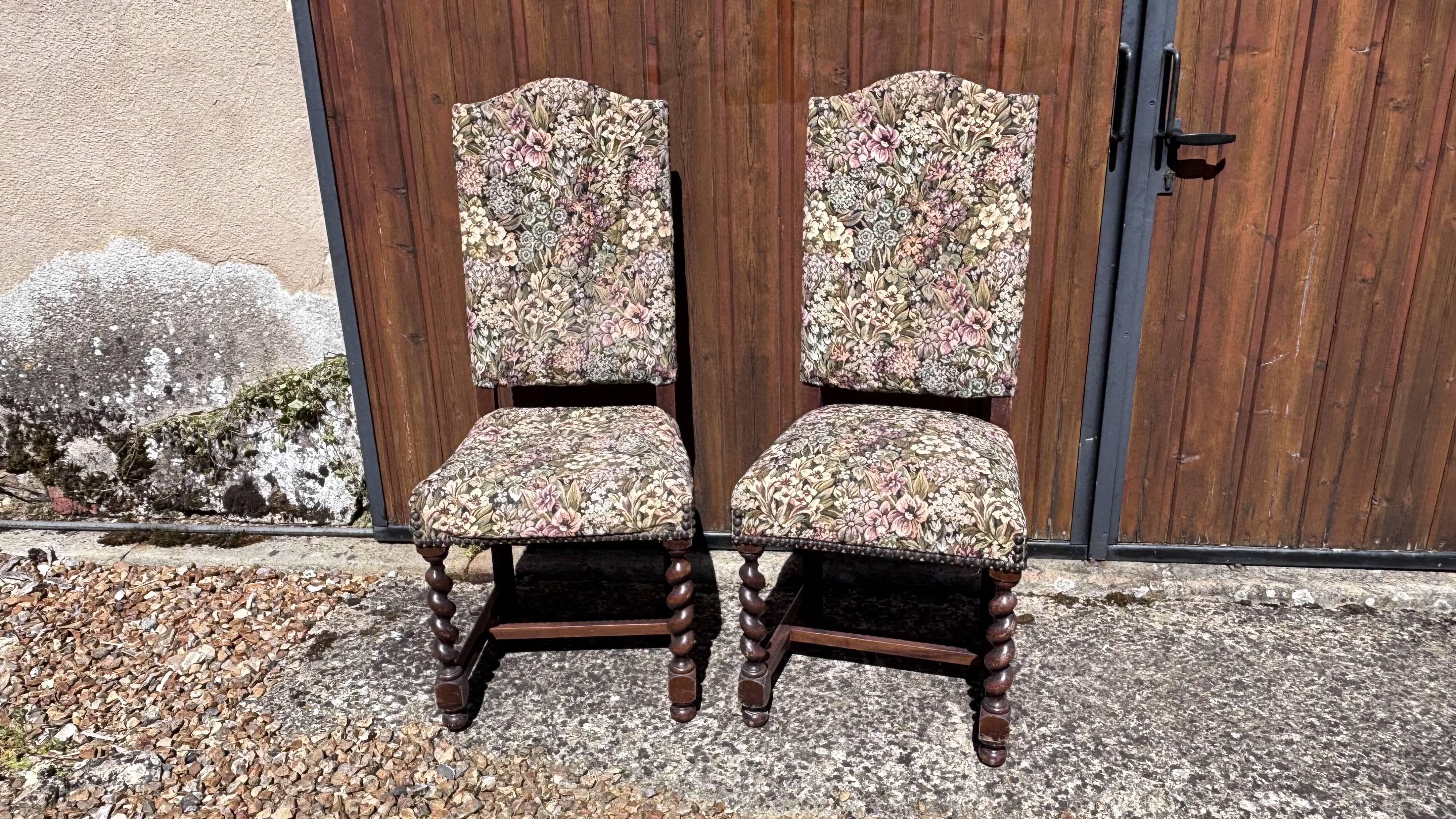 Colonial armchair in solid wood and weaving