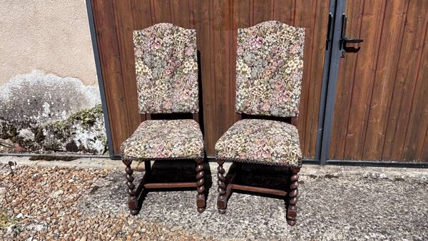 Fauteuil colonial en bois massif et tissage